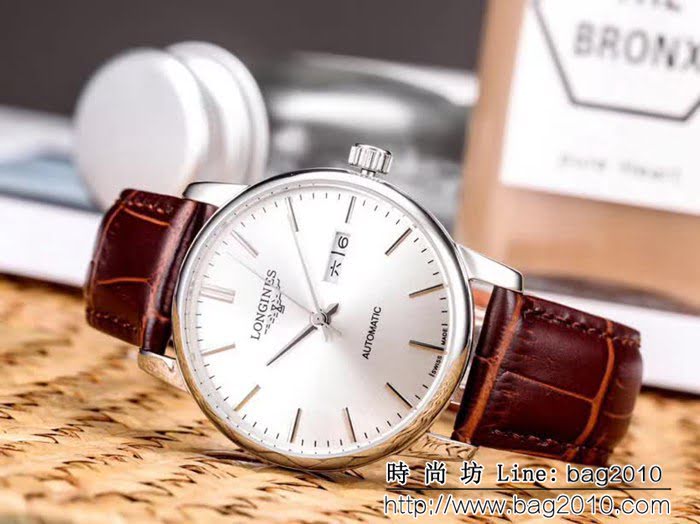 LONGINES浪琴 經典大三針 全自動機械 精品男士腕表 WSS1085